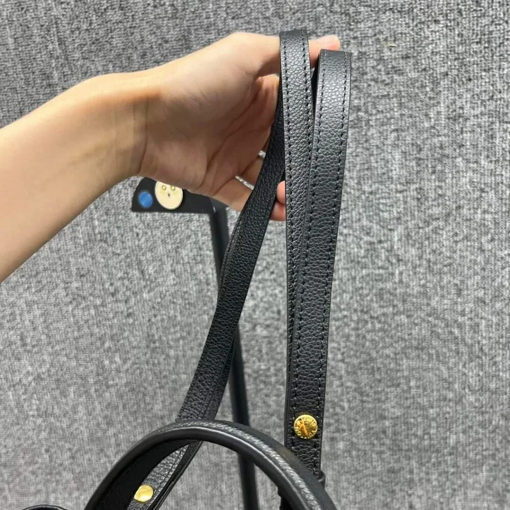 100% Authentic Louis Vuitton NeoNoe Black Leather Satchel - Picture 15 of 16